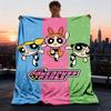 1 pezzo Coperte in Flanella per Esterni Powerpuff Girls Morbida, Leggera e Calda