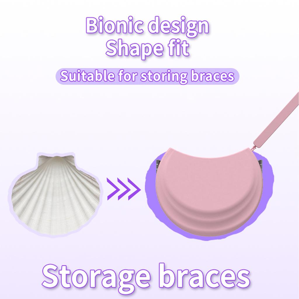 Soft Silicone Orthodontic Retainer Case Denture Storage Vent Box Hole Container Orthodontic Dental Retainer Guard