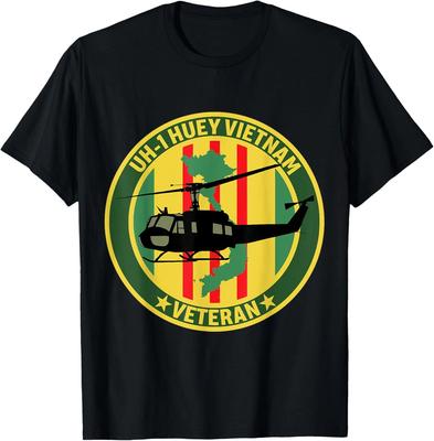 NEUES LIMITIERTES UH-1 Huey Vietnam Veteran Hubschrauber US Militär Veteran T-Shirt