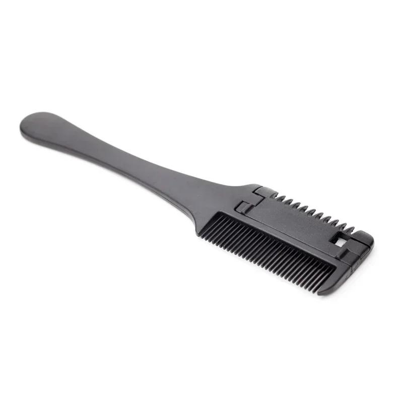 1 Pcs Trimmer Black Handle New Hair Razor Cutting Thinning Comb with Blades DIY Hairs Care Brush Salon Accessories Professional