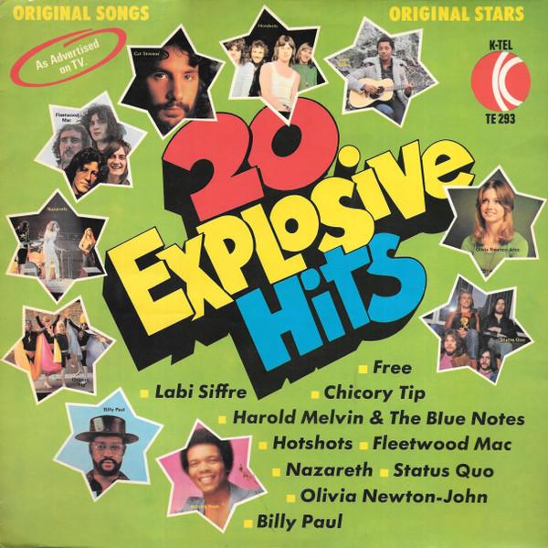 

LP Record VARIOUS - 20 Explosive Hits TE293 K-Tel 1973 UK Rock Used