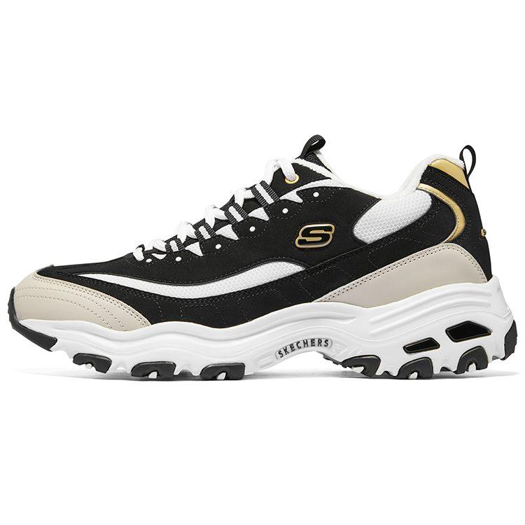 Skechers D'lites Sneakers 'Black Beige White' 894268-BKGD