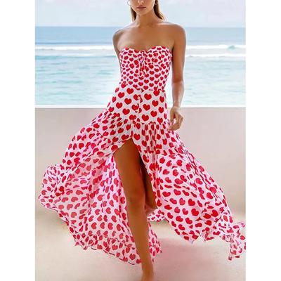 New One-piece Swimsuit Female Sexy Center Chiffon Skirt Swimsuit Set