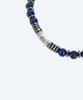 Tony Lawrence Essential Round Gemstone Bracelet Navy Blue