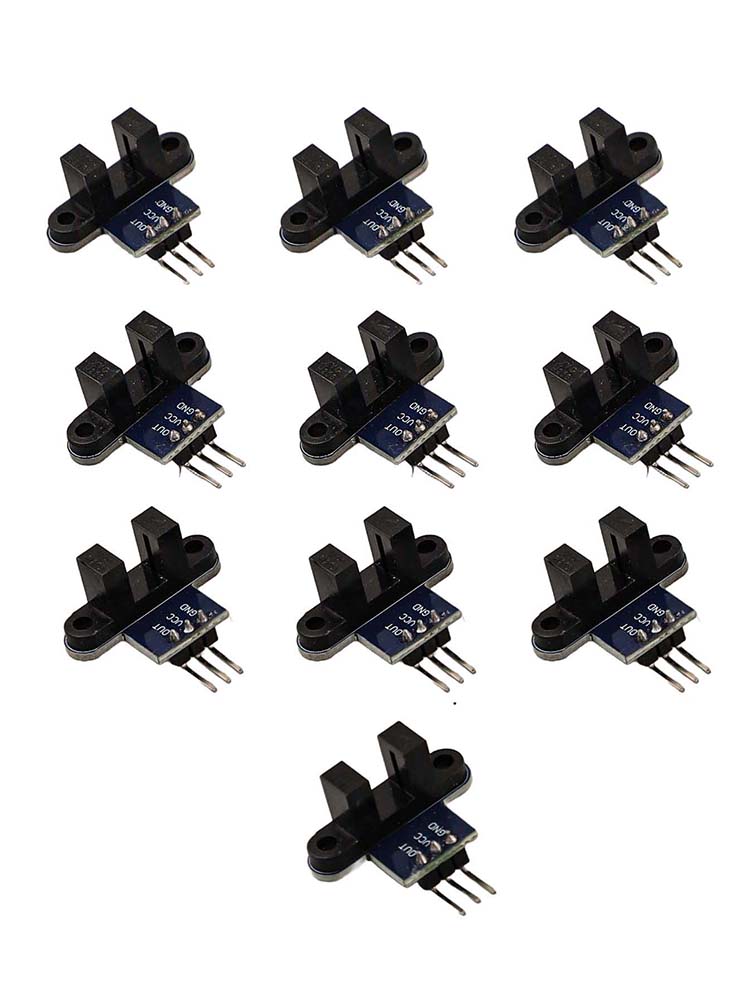 For Small Car Speed Measurement Photoelectric Sensor Slotted Optical Optocoupler For Object Detection Color Blue