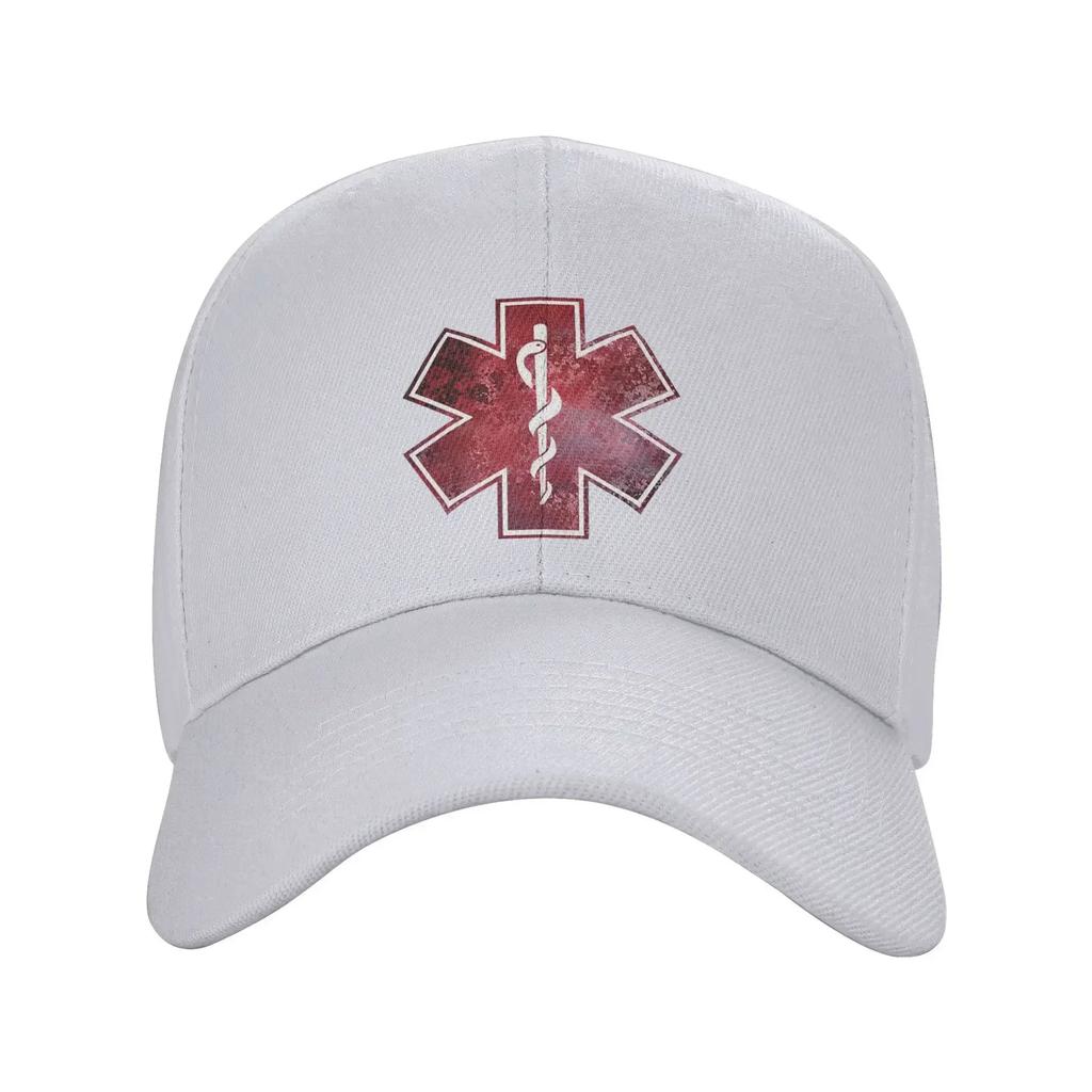 Men WomenEMS Star Hat Classic Logo Baseball Caps Adjustable Casual Headwear