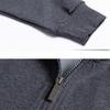 Long Sleeve Polo Shirts for Men Zipper Up Stand Collar Quarter Sweatshirt Pullover Fall Casual Sweat Shirts Men's Turtleneck Pullover Mock Neck Tops