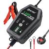 6V/12V 3A Smart Battery Charger for Car Automatic Float Charger Motorcycle Lawn Mower Tractor Lead-acid AGM GEL Toy Battery