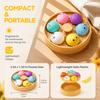 Fingertip Pressure Simulation Steamed Buns Set Finger Button Sensory Clicker Toys  Boys Girls