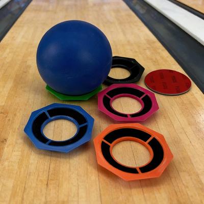 2Pcs Bowling Ball Stand Universal Sanding Pad Holder Precision Surface Maintenance Tool Bowling Cleaning Polishing Display Base Bowling Accessories