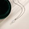 High-End Minimalist Marquise Necklace! PT950 Platinum 1CT Moissanite, Slimming Flattering, Versatile for Date & Travel