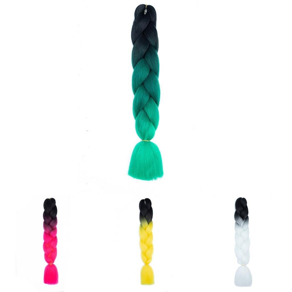Bunte Ombre Jumbo-Zöpfe für Frauen! Verändere deinen Look mit diesem exotischen Stil! Figuren)