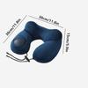U-Shaped Comfortable Self-Inflating Air Pillow Neck Support Inflatable Airplane Travel Neck Pillow Inflatable Sleeping Pillow