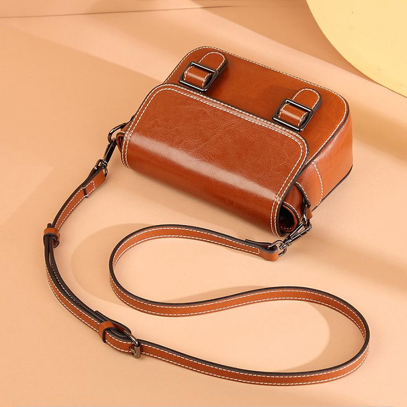 New Style Bag for Women's Trendy Crossbody Bag Niche Simple and Versatile One-shoulder Underarm Saddle Bag