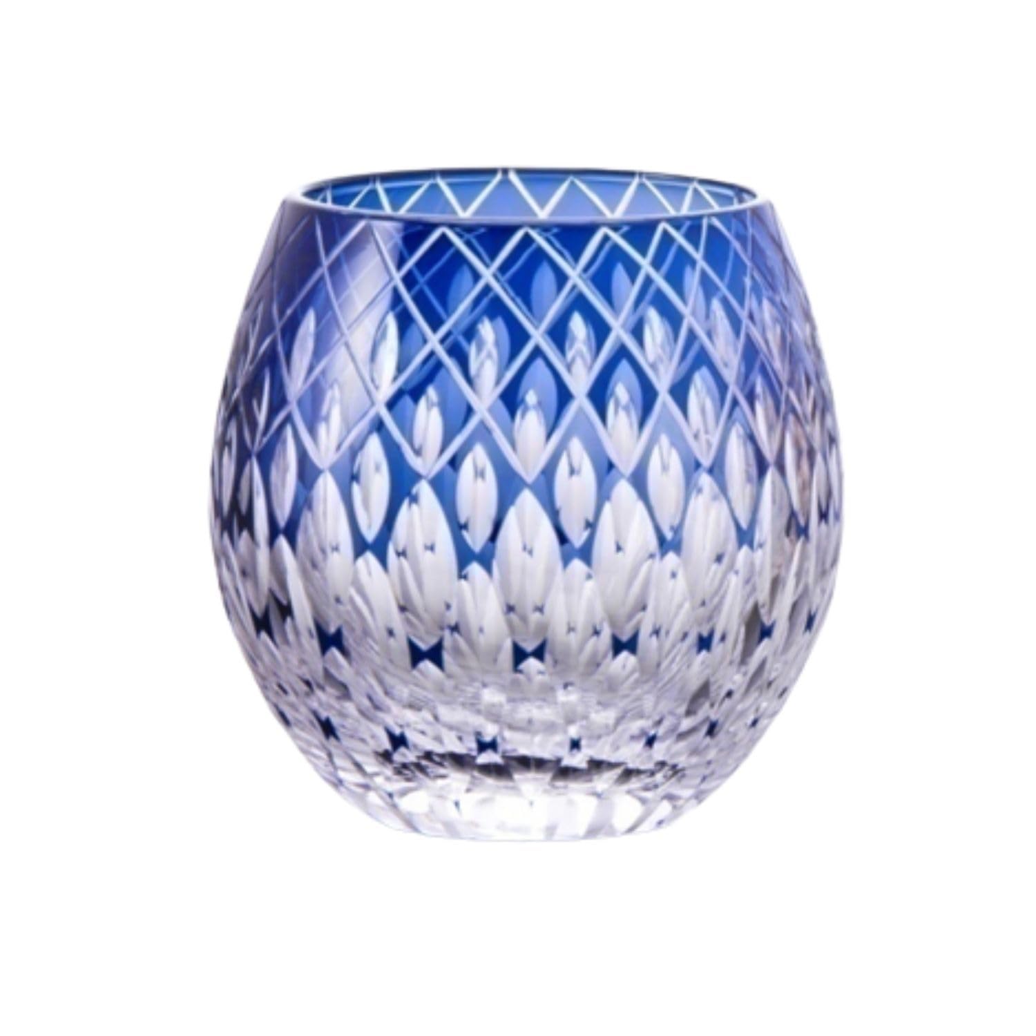 

TOFUKU Trading Creative Cut Master Premium Rock Tamayura x H90 Glass, Finish, Glasswork, Glass, Blue, 70 (M90) mm, 360cc, TK-383 синий