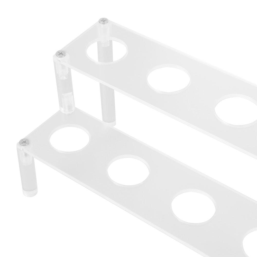 Thick Clear Cones Display Holder 12 Holes Snack Storage Rack Desktop Desserts Organizer  Wedding