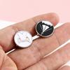 Fashion French Style Wedding Cufflinks Round Paint Alloy Suit Versatile Cuffs Nails Classic Couple Gifts Groom Sleeve Buttons
