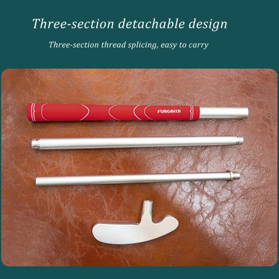 Golf Putters Adjustable Anti Slip Accessory Three-section Detachable Golf Putter for Outdoor