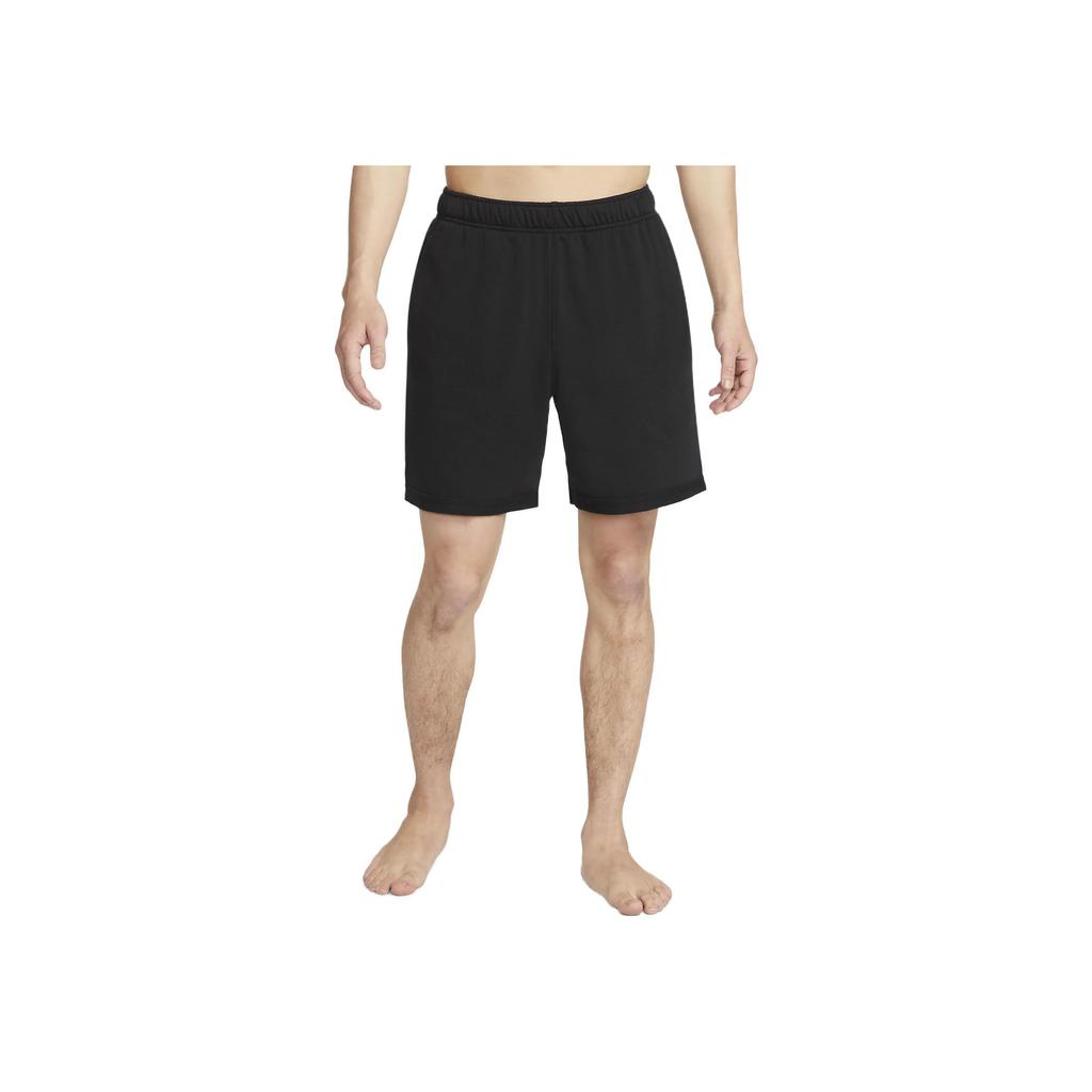 Nike Yoga Therma-FIT Printed Logo Sports Shorts Men Bottoms Black DM7832-010