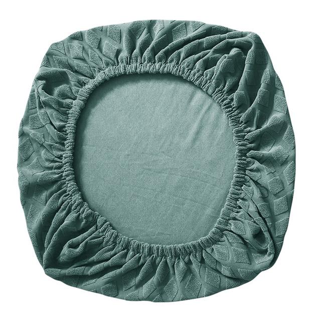 1pcs Elastic Office Chair Covers Jacquard Seat Covers Pineapple Lattice Fleece Slipcover Spandex Chair Cover Computer Protector