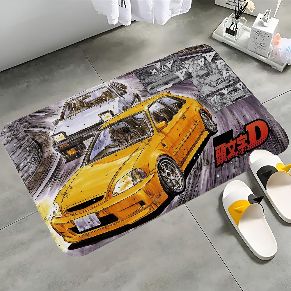 

Entrance Doormat Initial D Self-adhesive Art Poster Waterproof Paper Sticker Coffee House Bar Posters Wall Stickers 40x60cm