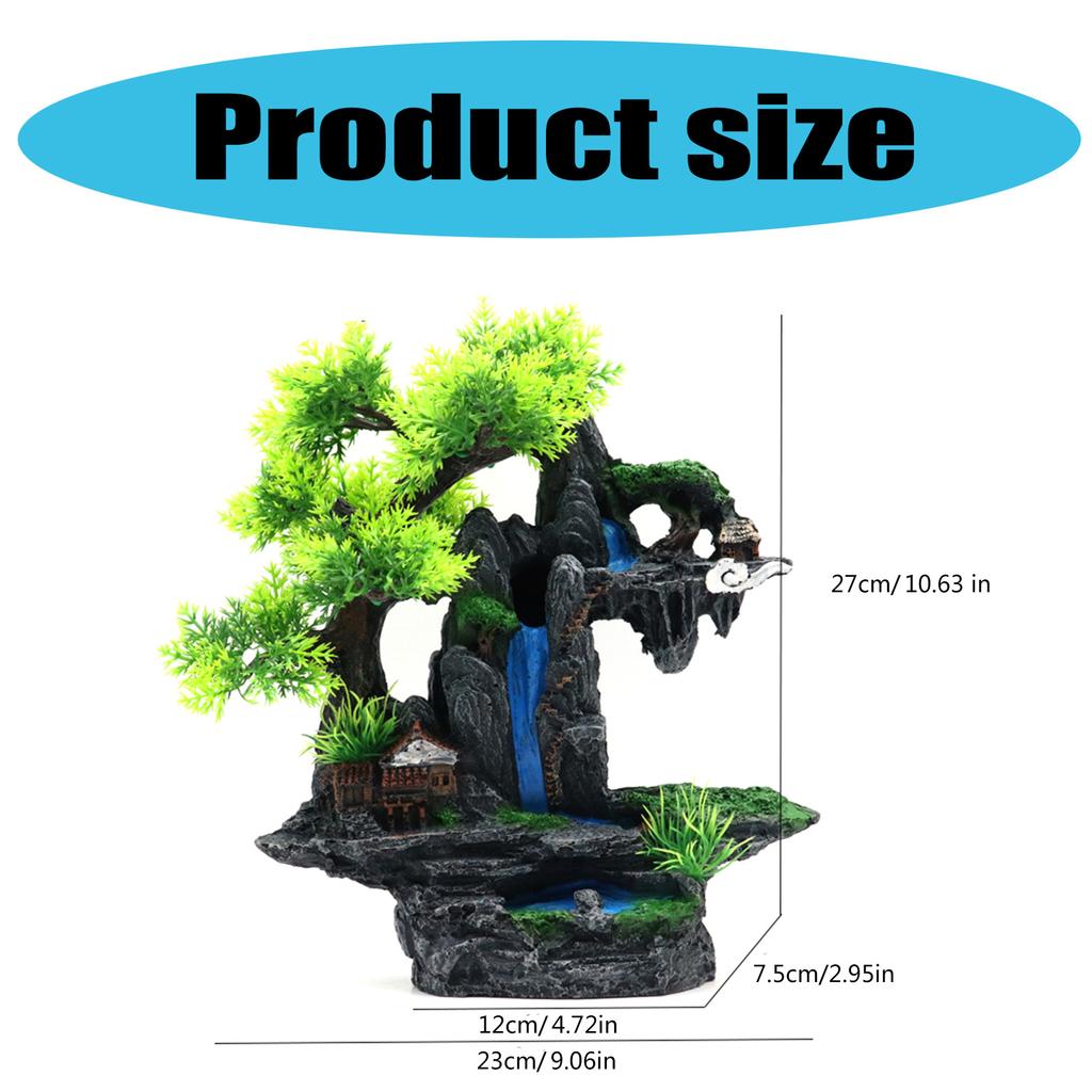 Aquariums Landscape House Resins Aquariums Decorations Art Crafts Terrarium Habitat Ornaments Photo Props