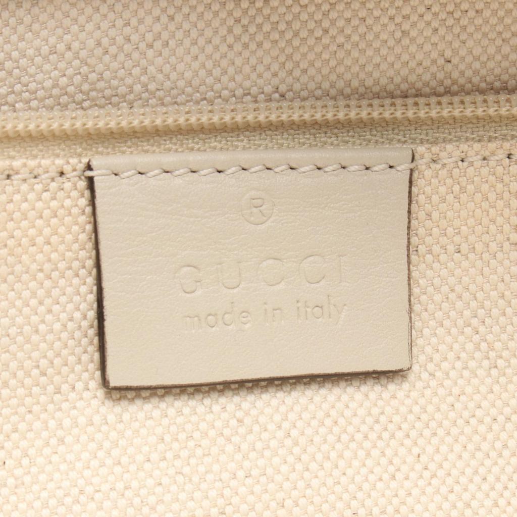 Used GUCCI Sookey Gucci Shima Tote Bag 296835 Leather Beige Used Women