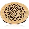Wooden Guitar Soundhole Sound Hole Cover Guitar Block Protector Cover Made of Wood and Sponge for Acoustic Classic Guitar 41 Inch(Happiness knot)