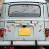 Christmas Decorations Car Magnetic Reflective Sticker Refrigerator Magnets Light Bulb decal New Year 2025 Xmas home decor gifts