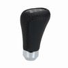 Car Manual Gear Shift Knob Shifter Black Leather Red Stitch 6 Speed Universal