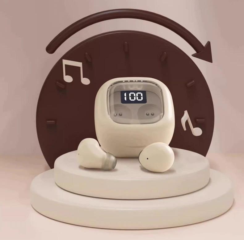 Invisible Ultra-Mini Bluetooth Sleep Earbuds - Comfortable, Noise-Cancelling, Non-Pressing, Pain-Free Earphones for Side Sleeping