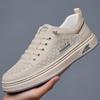 Casual Leather Shoes Men'S  Spring New Soft Leather Cowhide Mens Shoe Soft Sole Versatile Daily Board Shoes Men Loafers Male