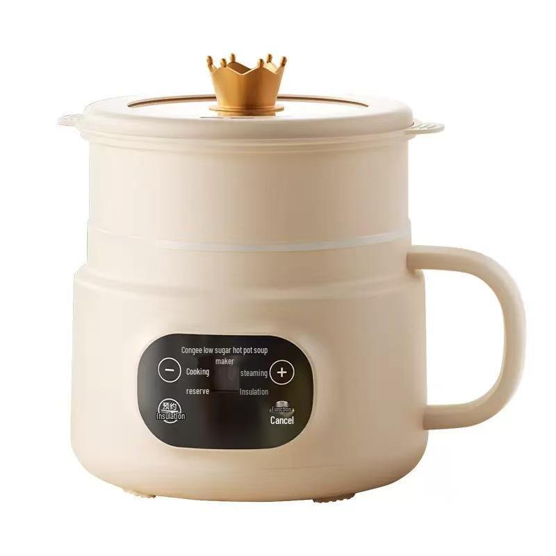 Multifunctional Electric Cooker: Dormitory Pot, Steamer, Boiler, Hot Pot, Student-friendly, Smart Rice Cooker.