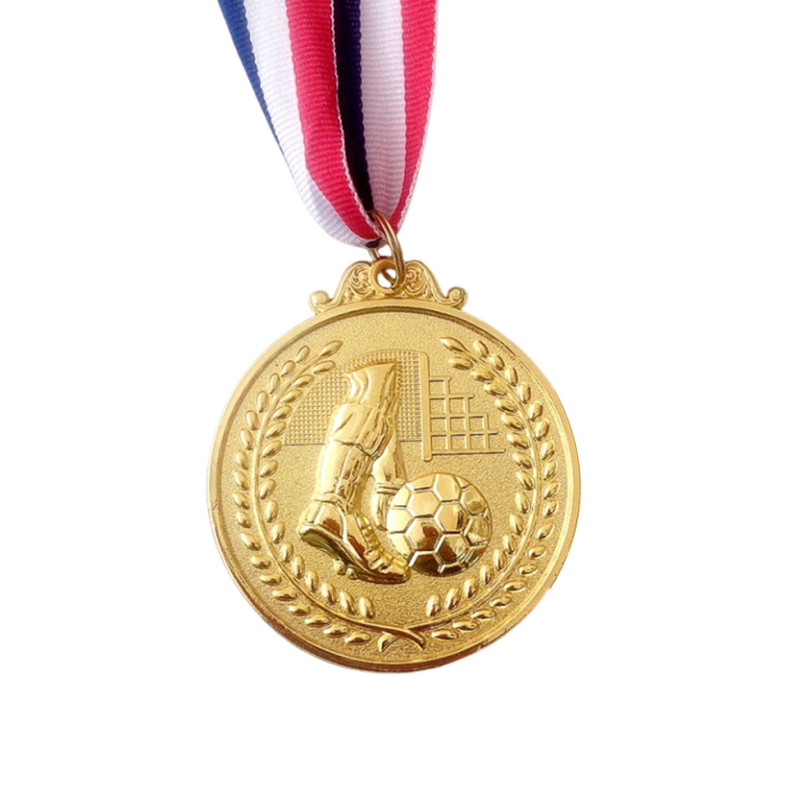 

2.54 Inches Winner Award Medal with Neck Ribbon Competition Award Medal Zinc Alloy Winner Prize Present Track And Field Souvenir