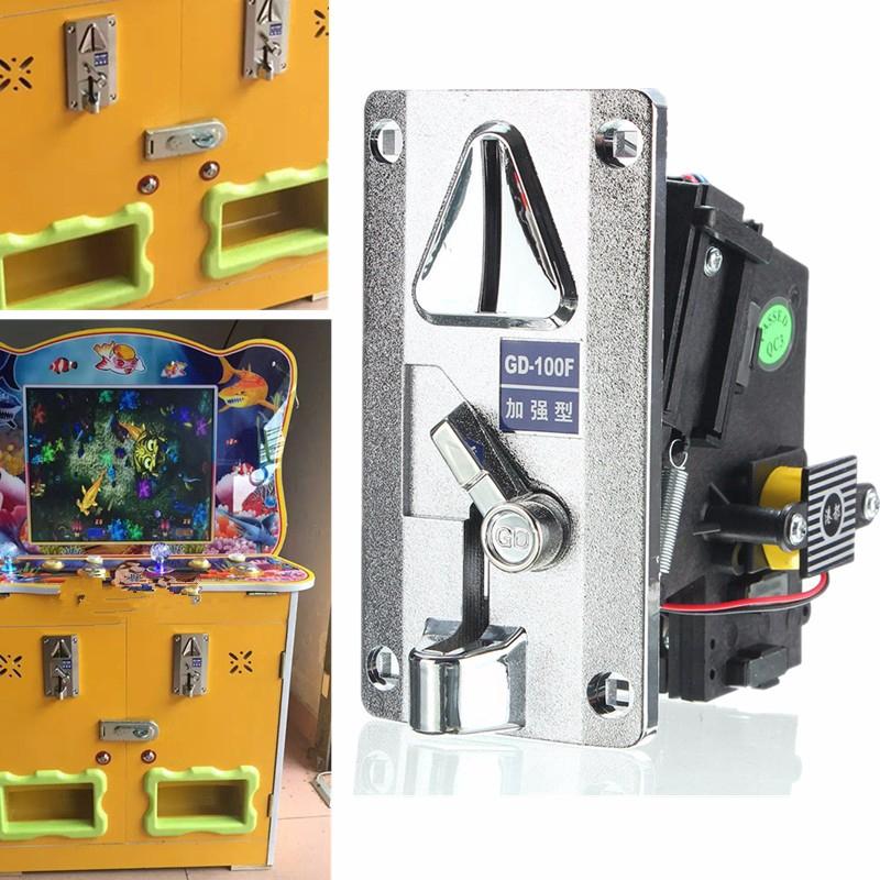 Electronic Advanced Front Entry Roll Down Coin Acceptor Coin Selector For Vending Arcade Machines