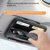 Car Sun Visor Glasses Case Premium Pu Auto Sun Visor Card Organizer Wear-Resistant Eyewear Protection Box Scratch-Free
