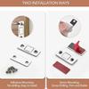 Magnetic Cabinet Catches Ultra Thin Door Strong Magnets Stopper Invisible Adhesive Drawer Magnet Lock for Kitchen Closet Closer