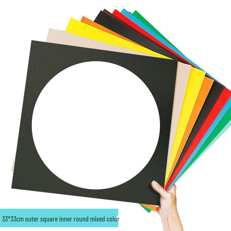 

Плотный цветной кардсток квадратной формы с закругленными краями для искусства и ремесел