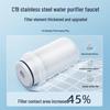 SUPOR Wasserfilter mit Wasserhahnmontage & 6 Filterkartuschen, Edelstahl CN-Stecker (Adapter enthalten)