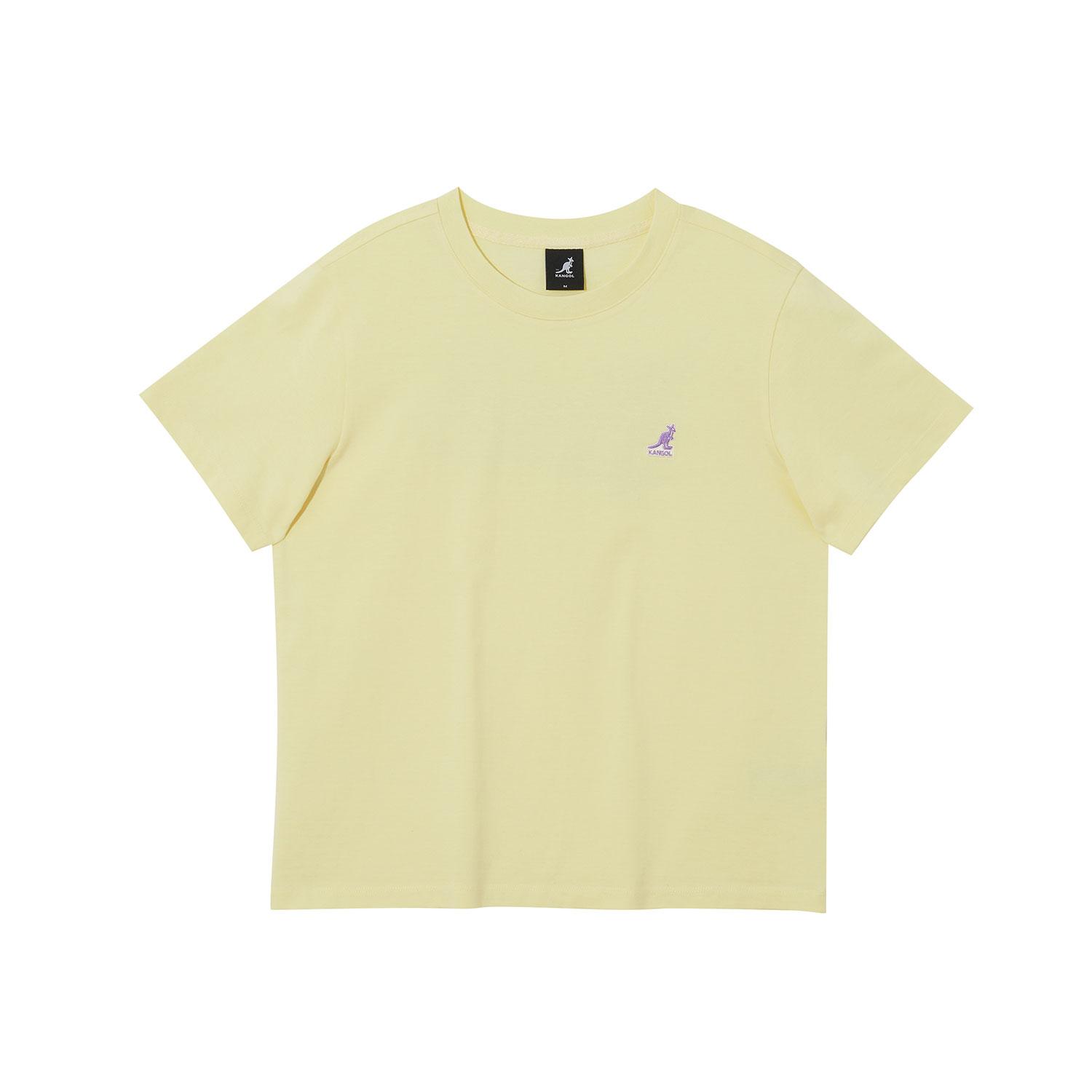 Kangol Women S Leaf T-Shirt 2793 Lemon Lemon/S