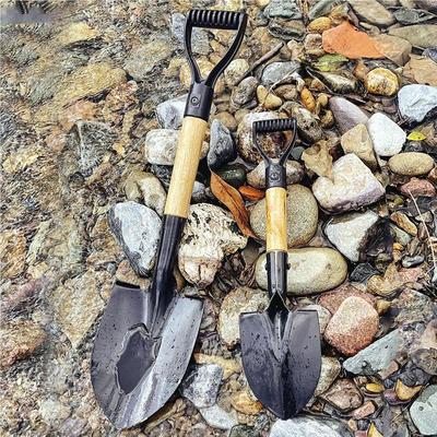 Digging Shovel Mini Manganese Steel Anti-skidding Shovels Trowel Rustproof Garden Anti-skidding Shovels Kids Trowel Waterproof Garden Scoop