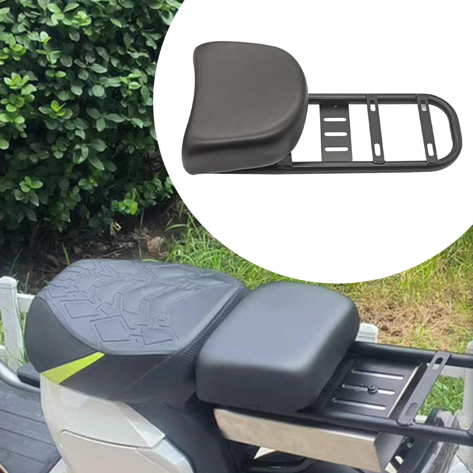 

Багажник для мотоцикла, грузовой багажник с подушкой, удобный, прочный, простая установка, задний чёрный