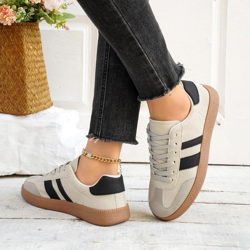 Classic Flat Bottom Sport Shoes for Women Large Size Spring Autumn New Style De Xin White Shoes Casual Leisure Board Shoes