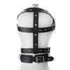 PU Leather Harness  Bondage Harness Gag Gay Mouth Muzzles with Ball Mouth Gag Fetish Salve Restraint Sex Toys for Couples