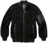 Mid-season Jacket Brandit MA1 Sherpa Jacke Schwarz