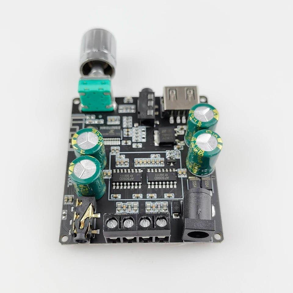 2*100W Bluetooth 5.0 Digital Power Amplifier Board AUX Speaker 2.0 CH Stereo Home Music Wireless Module Audio AMP