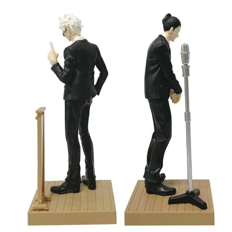 Jujutsu Kaisen Anime Figure Suit Gojou Satoru 17cm Action Figure Handsome Suit Man Geto Suguru Figurine PVC Collection Model Toy