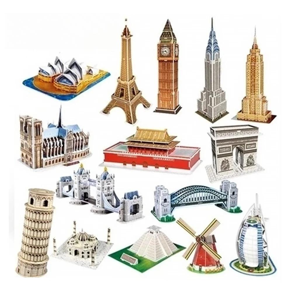 3D Puzzle Holländische Windmühle Papiermodell DIY Handgemachtes Kreatives Puzzle Geschenk Kinder Pädagogisches Spielzeug Heißes Mini-Weltgebäude T3