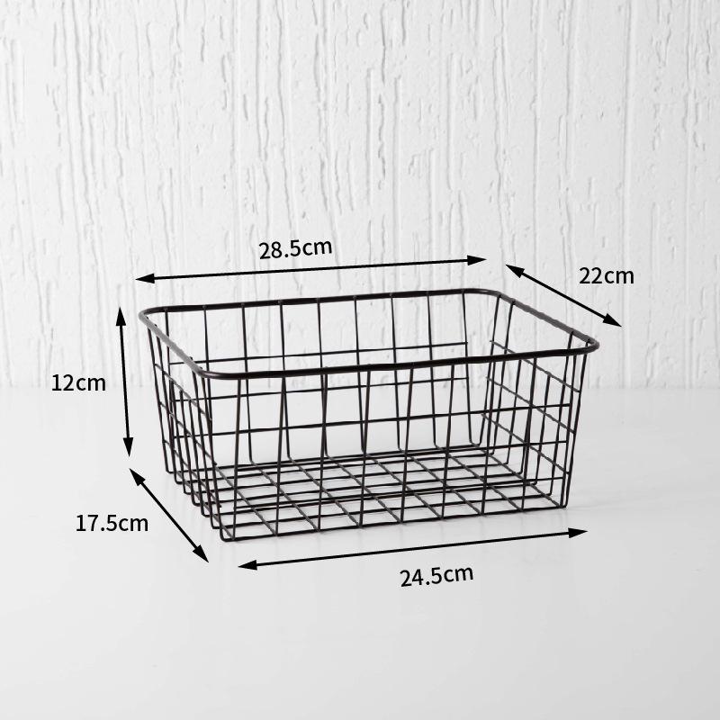 Японская железная корзина для хранения вещей на рабочем столе, в ванной и на кухне