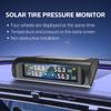 Smart Solar TPMS Tire Pressure Monitoring System with Fast Alarm and Dual Charging
